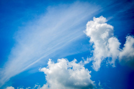 background abstract: blue sky and clouds