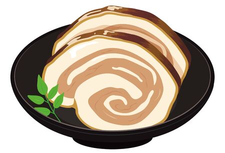Grilled pork / Japanese New Year dishes / osechiのイラスト素材