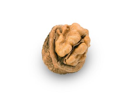Walnut isolated on white background.
