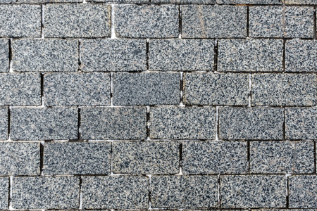 The texture of paving stone masonry, close upの写真素材