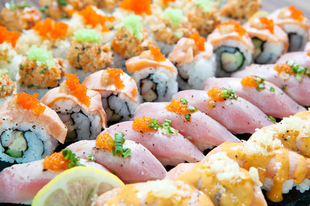 Sushi lineの写真素材