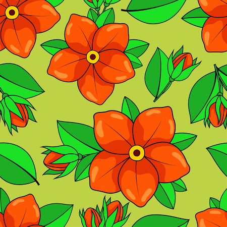 flower patternのイラスト素材