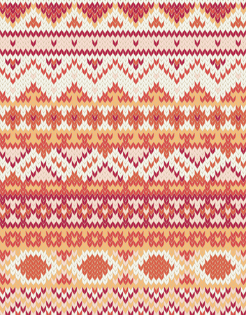 knitted patternのイラスト素材