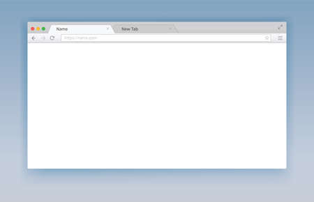 Internet search window. Browser tab flat vector illustrationのイラスト素材