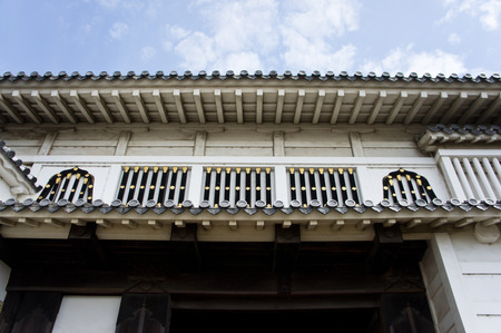 Rooftop of Himeji Castle, Japanのeditorial素材