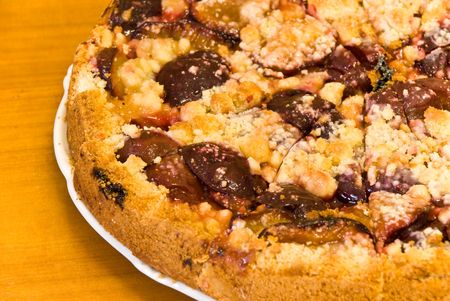 plum cakeの写真素材