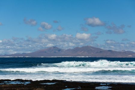 Sea Waves in Fuerteventura,Spain