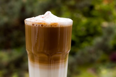 Latte Macchiatoの写真素材