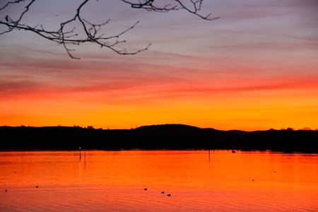 beach sunset の写真素材