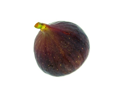 ripe figs,isolated on whiteの写真素材