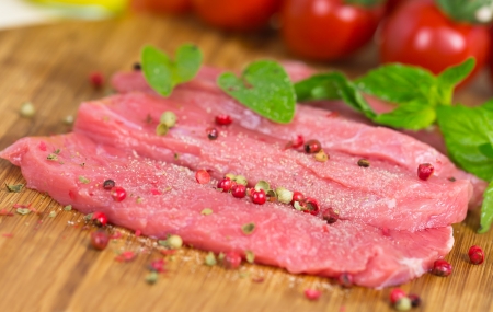 Veal Steak,rawの写真素材