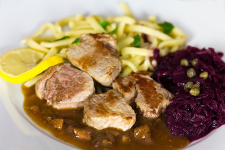 Fillet Mignon, festive Tableの写真素材