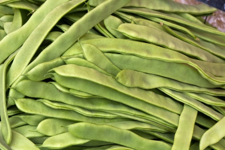 green beans backgroundの写真素材