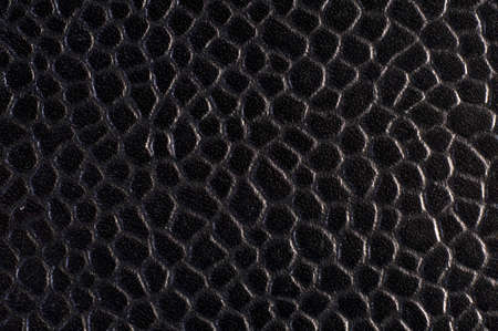 Macro shot blue black textured leather suitable for background 