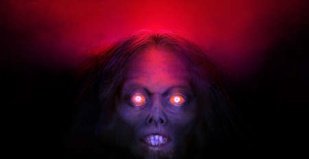 Illustration terror zombie. Concept halloween.