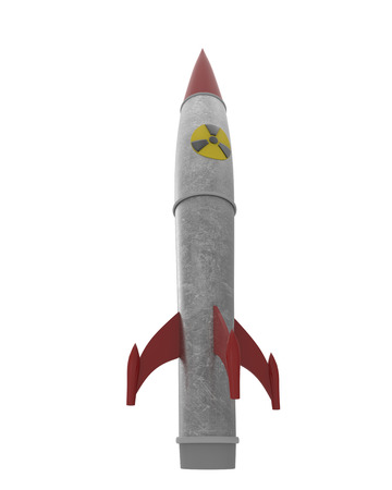 nuclear warhead model in retroy style with clipping mask
の写真素材