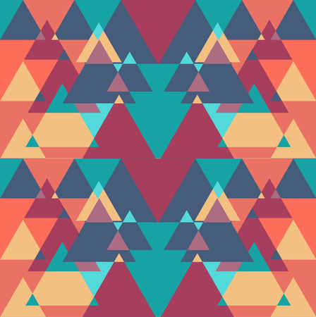 vector triangle pattern of seamless geometry background