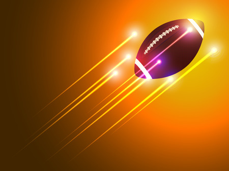 vector background of american footballのイラスト素材