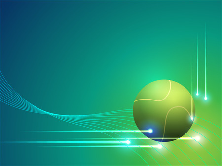 vector background of tennis ballのイラスト素材