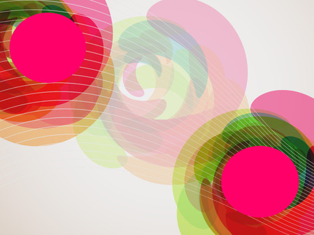 circle geometry with shinny point light represent technology backgroundのイラスト素材