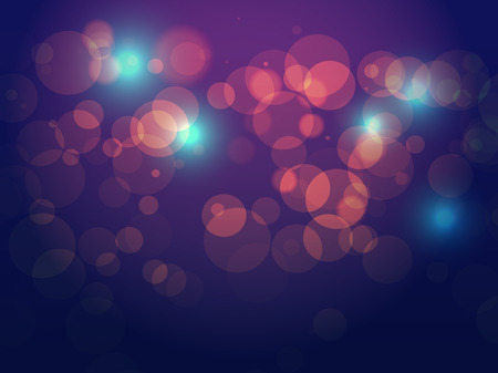 abstract background with bokeh lights and stars for use as card,brochure or webpage backgroundのイラスト素材