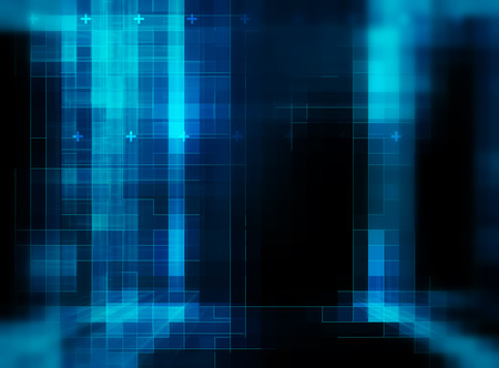 geometric abstract technology and science background