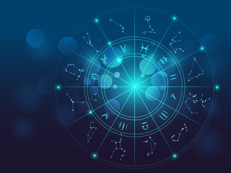 Backdrop design of sacred symbols, signs, geometry and designs to provide supporting element for illustrations on astrology, alchemy, magic, witchcraft and fortune tellingのイラスト素材