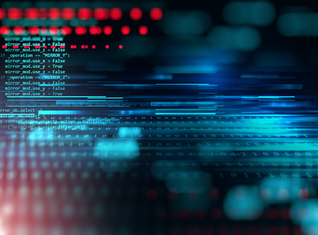 digital code number abstract background, represent  coding technology and programming languages.
