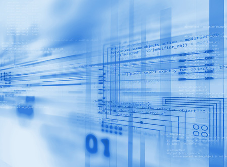 digital code number abstract background, represent  coding technology and programming languages.