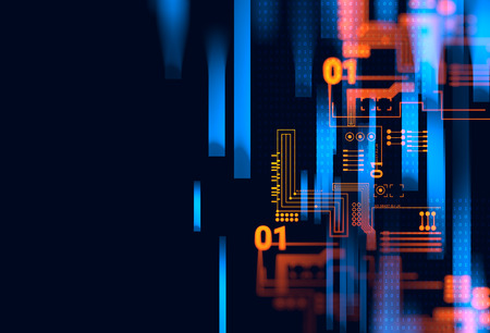 Programming code abstract technology background of software developer and  Computer script