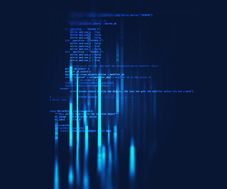 Programming code abstract technology background of software developer and  Computer script