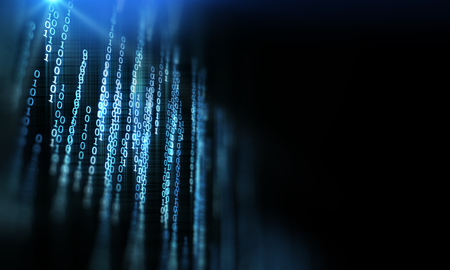 digital code number abstract background, represent  coding technology and programming languages.