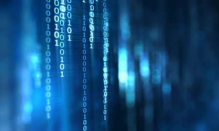 digital code number abstract background, represent  coding technology and programming languages.
