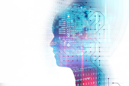 Programming code abstract technology background of software developer and  Computer script