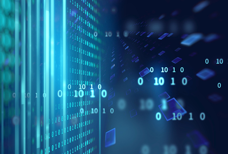 digital code number abstract background, represent  coding technology and programming languages.