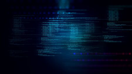 Programming code abstract technology background of software developer and  Computer script