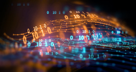 Programming code abstract technology background of software developer and  Computer script 3d...