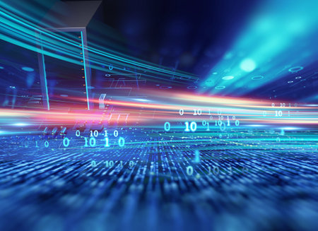Programming code abstract technology background of software developer and  Computer script 3d illustrationの写真素材