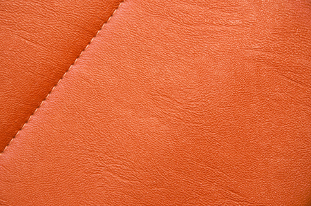 Stylish red leather texture with seamの写真素材