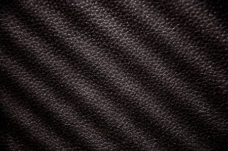 Black modern waves of leatherの写真素材