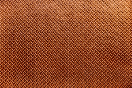 Background / texture of stylish brown leather with ornament