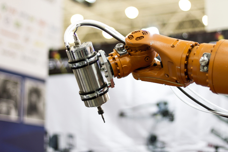 Automatic robot hand for 
welding heavy industryの写真素材