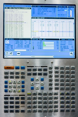 Control panel CNC for the heavy industry