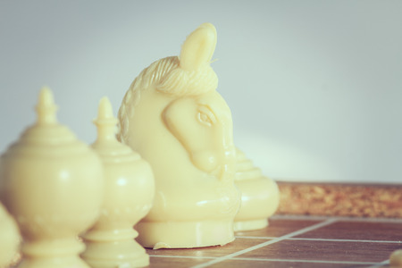 thai chess vintage style on backgroundの写真素材