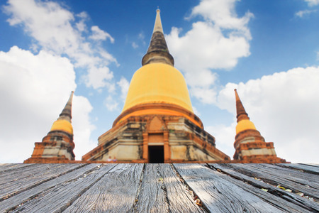 beautiful background temple in thailandの写真素材