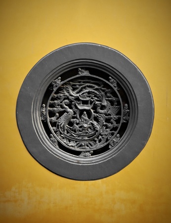 Chinese decorative design windowの写真素材