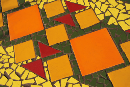 tile mosaic surfaceの写真素材