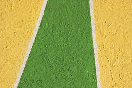 yellow and green stucco background の写真素材