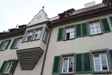 beautiful facade of building in Germanyの写真素材