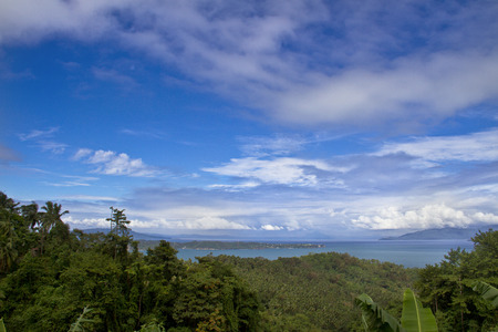 beautiful sea view in Philippinesの写真素材